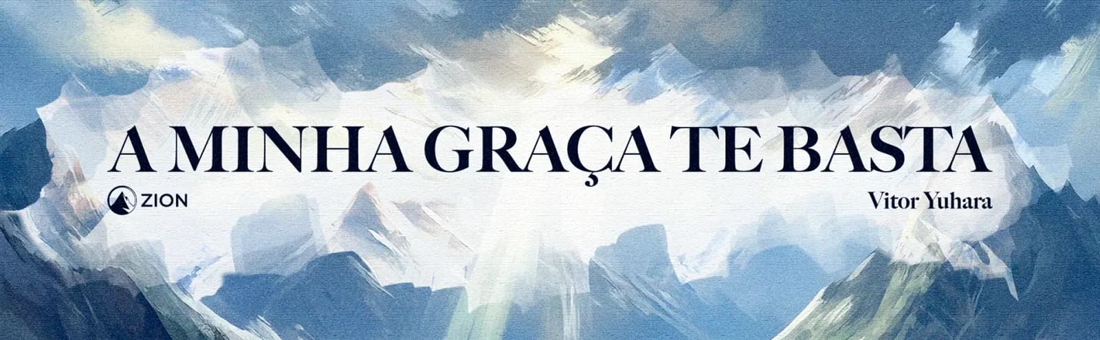 Tela de pregação “A minha graça te basta”